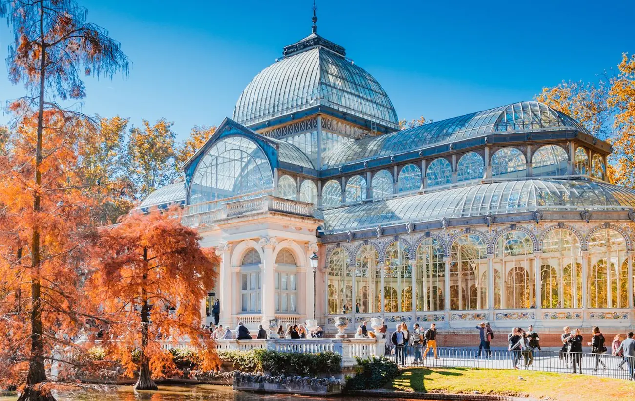 Palacio de Cristal in Retiro Park, Madrid
